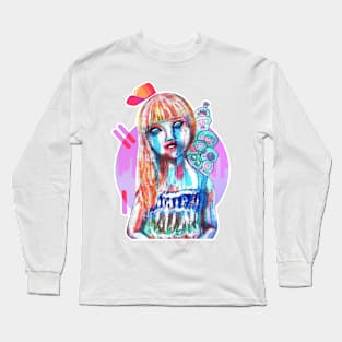 abstract marry laine painting Long Sleeve T-Shirt